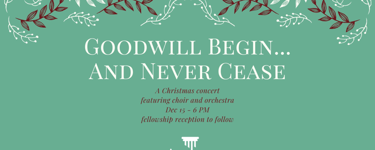 Sanctuary Choir Christmas Concert and Fellowship