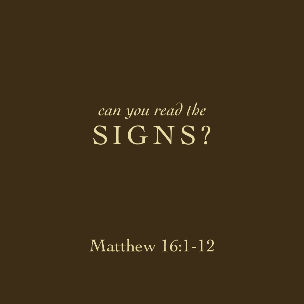 Can You Read the Signs?