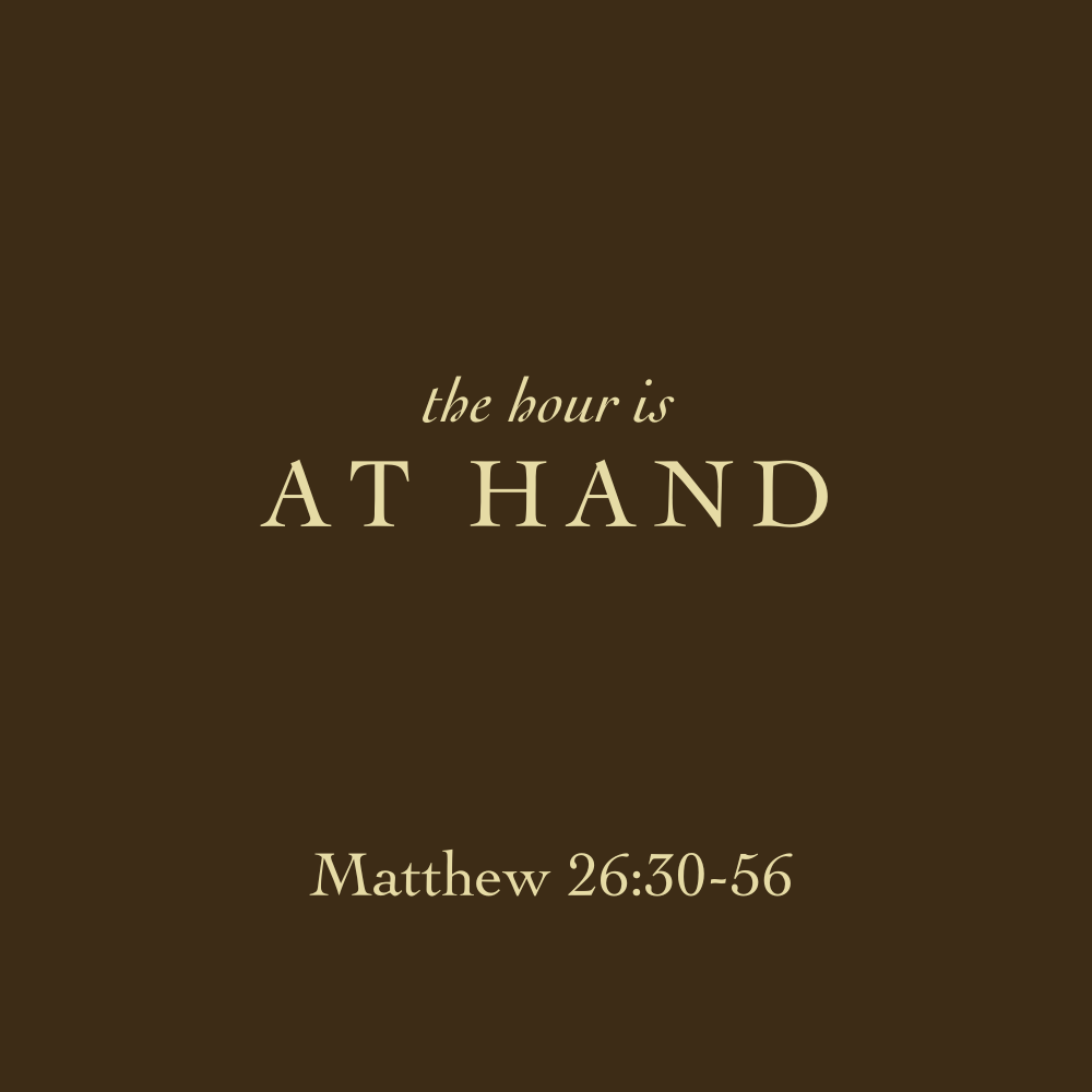 The Hour Is at Hand