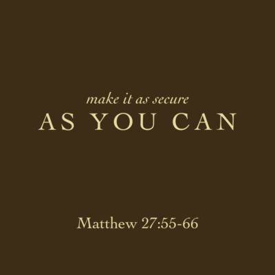 Make It As Secure As You Can