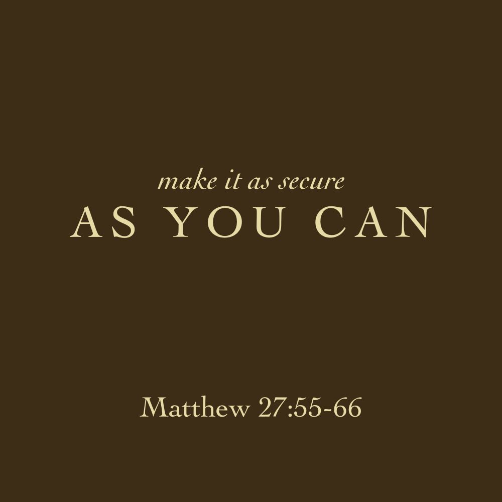 Make It As Secure As You Can